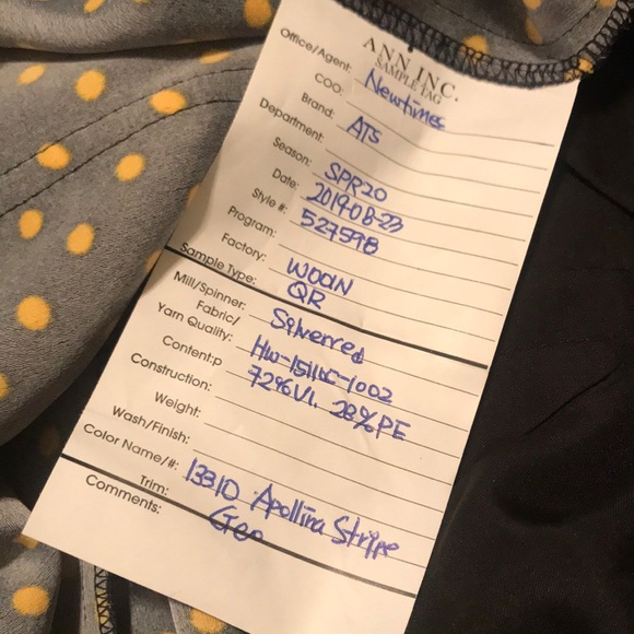 Ann Taylor Polka Dot Pants - Picture 3 of 3